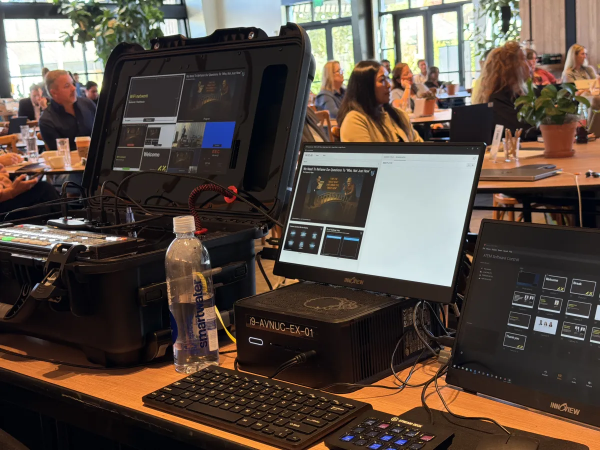 Two rooms, one broadcast: the AppZen tour teardown